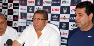 Sérgio Cabeça deixa a presidência azulina Sérgio Cabeça e Zeca Pirão