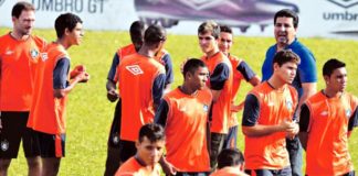 Azulinos sonham com a disputa da Copa Verde Jogadores se apresentam no Baenão e são recebidos pelo presidente Zeca Pirão