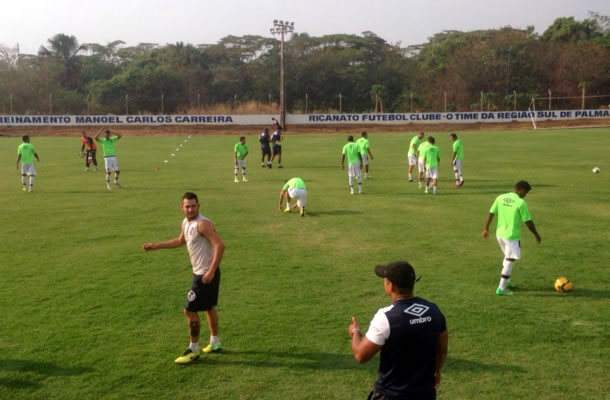 Jogadores remistas realizam atividade física Jogadores remistas realizam atividade física