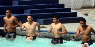 Jogadores voltam ao trabalho com foco na Série C Isac, Levy, Felipe Marques e Dudu