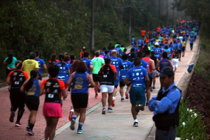 Corrida no Parque Estadual do Utinga