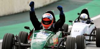 Piloto do Leão vence mais uma em Interlagos e mantém liderança na Fórmula Vee Augusto Santin