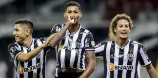 Marrony, Savarino e Guga (Atlético-MG)