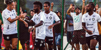 Remo 4×0 Seleção de Canaã dos Carajás (Felipe Gedoz, Erick Flores, Veraldo e Bruno Alves)