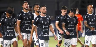 Remo 2×2 São José-RS (Rony, Paulinho Curuá, Marlon, Rodrigo Pimpão, Leonan, Netto e Anderson Uchôa)
