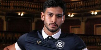 Em homenagem ao Theatro da Paz, Remo apresenta novo uniforme para a temporada Camisa do Remo 2023 Volt – Foto: Divulgação (Clube do Remo/Volt)