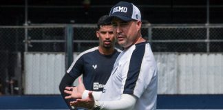 Laranjeira e Ricardo Catalá – Foto: Samara Miranda (Clube do Remo)