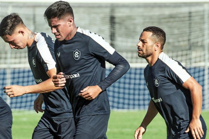 Renan Tiago, Lucas Marques e Rodriguinho – Foto: Samara Miranda (Clube do Remo)
