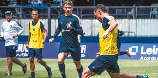 Ricardo Catalá, Anderson Uchôa, Fabinho e Diego Guerra – Foto: Samara Miranda (Clube do Remo)