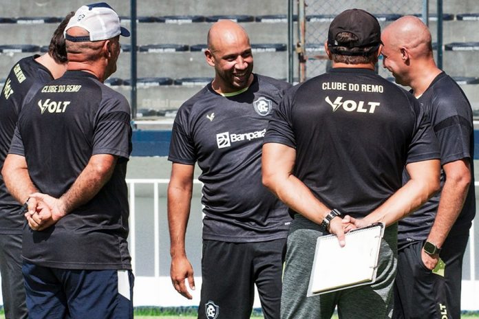 Agnaldo, Fabrício Pimenta, Mariozinho e Ricardo Catalá – Foto: Samara Miranda (Clube do Remo)