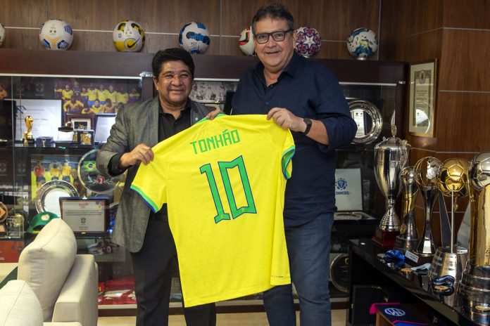 Ednaldo Rodrigues e Antônio Carlos Teixeira (Tonhão) – Foto: Fábio Souza (CBF)
