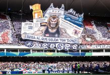 Mosaico do Fenômeno Azul no Mangueirão – Foto: Samara Miranda (Clube do Remo)