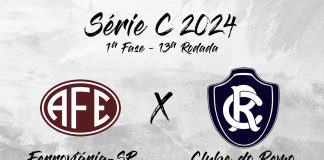 Assista aqui ao vivo a Série C 2024: Ferroviária-SP × Remo Ferroviária-SP × Remo