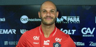 Regularizado e apresentado, Victor Lube viaja com Remo para encarar Ferroviária-SP: “Chego preparado” Victor Lube – Foto: Samara Miranda (Clube do Remo)