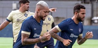 O preço do projeto apropriado Maxwell e Marcelinho – Foto: Samara Miranda (Clube do Remo)