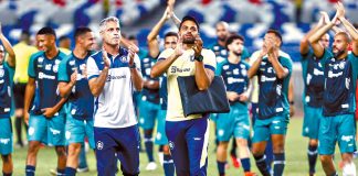 Remo 5×0 São Francisco (Rodrigo Santana e Neto Pajolla) – Foto: Wagner Santana (O Liberal)