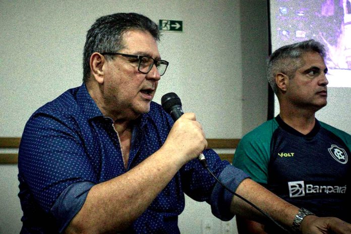 Antônio Carlos Teixeira (Tonhão) e Rodrigo Santana – Foto: Samara Miranda (Clube do Remo) Antônio Carlos Teixeira (Tonhão) e Rodrigo Santana – Foto: Samara Miranda (Clube do Remo)