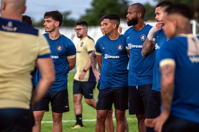 Jogadores remistas realizam atividade física – Foto: Samara Miranda (Clube do Remo) Jogadores remistas realizam atividade física – Foto: Samara Miranda (Clube do Remo)