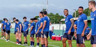 Cenários para o Leão nas quartas-de-final do Parazão Jogadores remistas realizam atividade física – Foto: Samara Miranda (Clube do Remo)