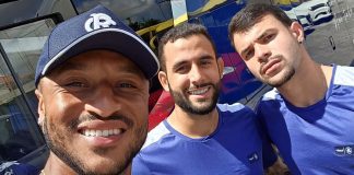 Rafael Castro, Marcelinho e Daniel Cabral – Foto: Samara Miranda (Clube do Remo)