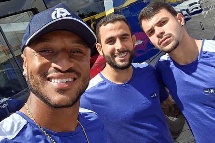 Rafael Castro, Marcelinho e Daniel Cabral – Foto: Samara Miranda (Clube do Remo)