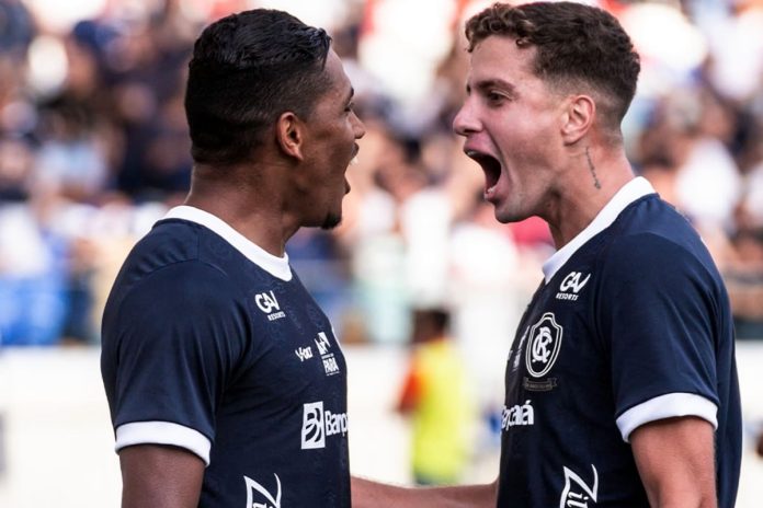 Remo 2×0 América-MG (Pedro Rocha e Luan Martins) – Foto: Samara Miranda (Clube do Remo)