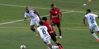 Atlético-GO 1×1 Remo (Reynaldo, Daniel Cabral e Sávio) – Foto: Reprodução (CBF)