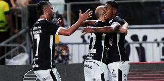 Remo 1×1 Volta Redonda-RJ (Giovanni Pavani, Régis e Pedro Rocha) – Foto: Samara Miranda (Clube do Remo)