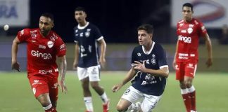 Remo 2×0 Vila Nova-GO (Ivan Alvariño e Luan Martins) – Foto: Igor Mota (O Liberal)