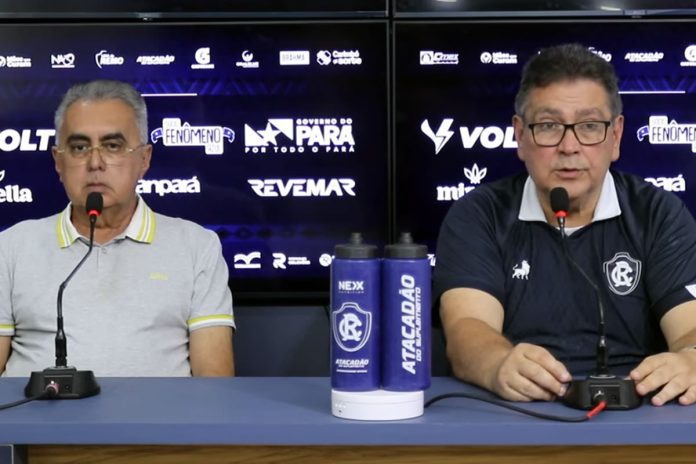 Sérgio Papellin e Antônio Carlos Teixeira (Tonhão) – Reprodução (Remo TV) Sérgio Papellin e Antônio Carlos Teixeira (Tonhão) – Reprodução (Remo TV)