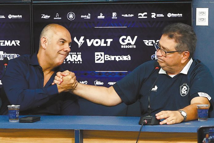Marcos Braz e Antônio Carlos Teixeira (Tonhão) – Foto: Wagner Santana (O Liberal)