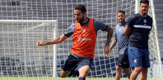 Marcelinho, Maxwell e António Oliveira – Foto: Samara Miranda (Clube do Remo)