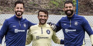 Marcelo Rangel, Daniel Crizel e Ygor Vinhas – Foto: Samara Miranda (Clube do Remo)