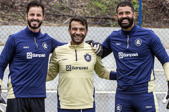Marcelo Rangel, Daniel Crizel e Ygor Vinhas – Foto: Samara Miranda (Clube do Remo)
