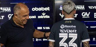 Marcos Braz e Diego Hernandez – Foto: Samara Miranda (Clube do Remo)