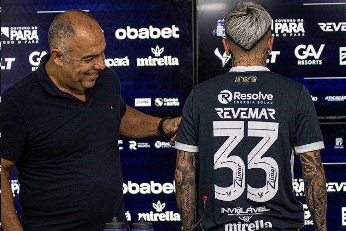 Marcos Braz e Diego Hernandez – Foto: Samara Miranda (Clube do Remo)