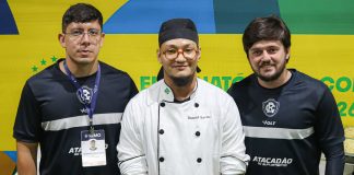 Rodrigo Pamplona, Danniel Skyrme e Pedro Bastos – Foto: Samara Miranda (Clube do Remo)