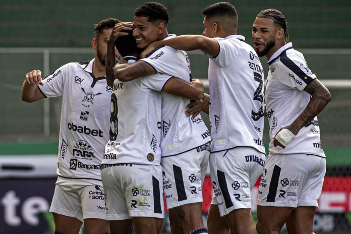 América-MG 0×1 Remo (Giovanni Pavani, Matheus Davó, Marrony, Camutanga e Nathan Santos) – Foto: Samara Miranda (Clube do Remo)