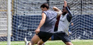 Felipe Vizeu e Caio Vinícius – Foto: Samara Miranda (Clube do Remo)