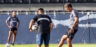 Nathan Santos, António Oliveira e Victor Cantillo – Foto: Samara Miranda (Clube do Remo)