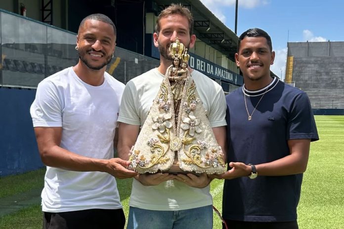 Rafael Castro, Léo Lang e Pedro Rocha –– Foto: Divulgação (Clube do Remo)