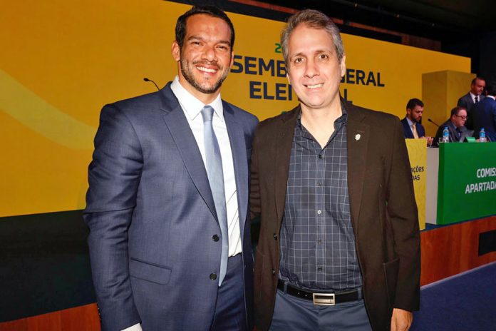 Samir Xaud e Ricardo Gluck Paul – Foto: Rafael Ribeiro (CBF) Samir Xaud e Ricardo Gluck Paul – Foto: Rafael Ribeiro (CBF)