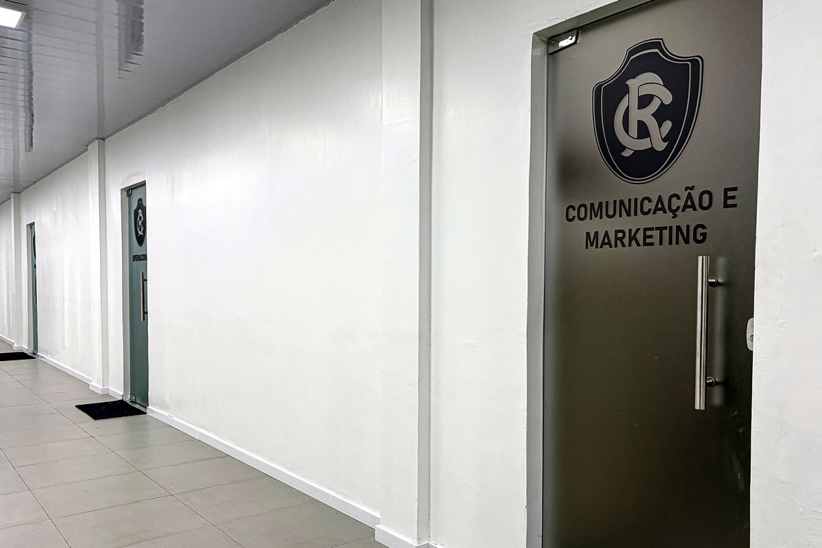 Sala de Comunicação e Marketing no Baenão – Foto: Samara Miranda (Clube do Remo)