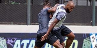 Sem sentimento de revanche contra Cuiabá-MT, Reynaldo quer Remo com mesma pegada dos últimos jogos Eduardo Melo e Reynaldo – Foto: Samara Miranda (Clube do Remo)