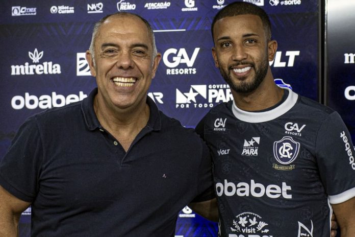 Marcos Braz e Jorge – Foto: Samara Miranda (Clube do Remo) Marcos Braz e Jorge – Foto: Samara Miranda (Clube do Remo)