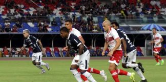 Remo 4×2 CRB-AL (Diego Hernandez, Jaderson e Caio Vinícius) – Foto: Mauro Ângelo (Diário do Pará)