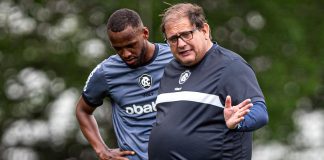 Guto e o valor da comunicação de um líder Pedro Costa e Guto Ferreira – Foto: Raul Martins (Clube do Remo)