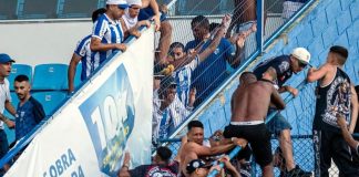 Avaí-SC venceu o Remo em partida marcada por violência e confusão generalizada – Foto: Polidoro Júnior