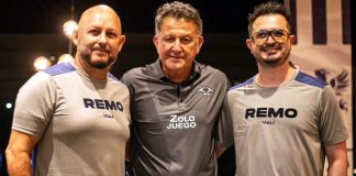 Francisco Yony Londoño, Juan Carlos Osorio e John Mario Arango – Foto: Raul Martins (Clube do Remo)