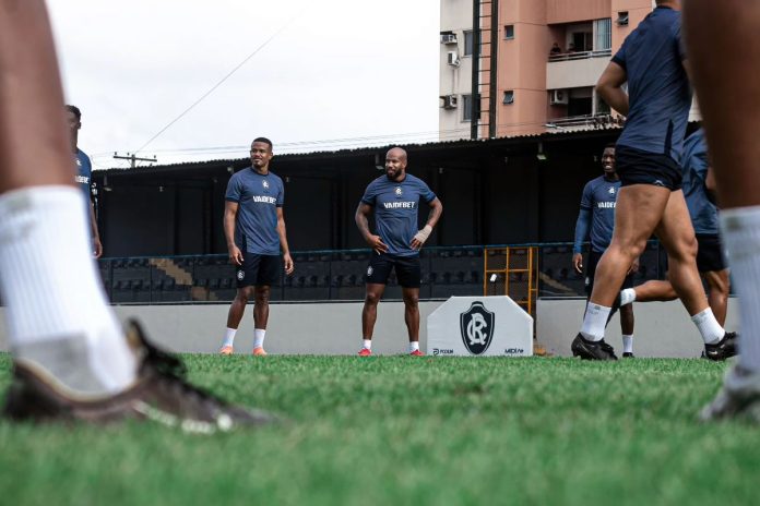 João Pedro, Freitas, Patrick e Patrick de Paula – Foto: Samara Miranda (Clube do Remo) João Pedro, Freitas, Patrick e Patrick de Paula – Foto: Samara Miranda (Clube do Remo)